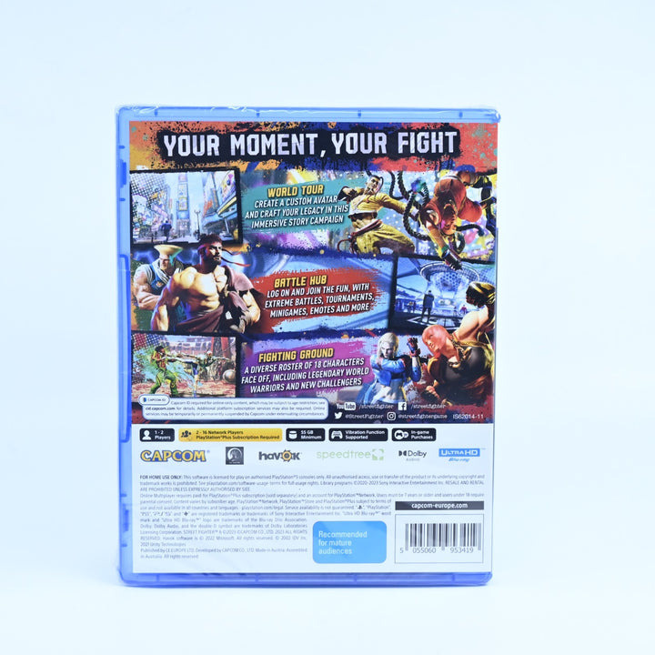 SEALED! Street Fighter 6 - Sony Playstation 5 / PS5 Game - MINT DISC!