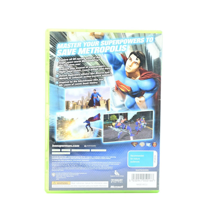 Superman Returns - Xbox 360 Game + Manual - PAL - MINT DISC!