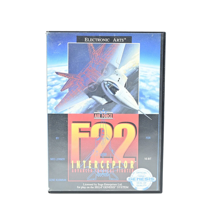 F22 Interceptor Advanced Tactical Fighter - Sega Mega Drive Game - PAL