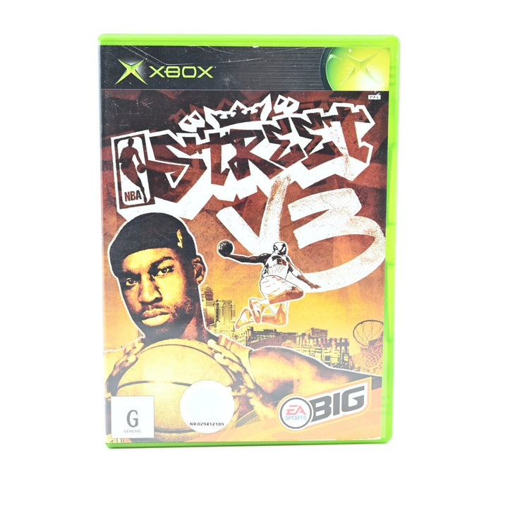 NBA Street V3 - Original Xbox Game + Manual - PAL - MINT DISC!