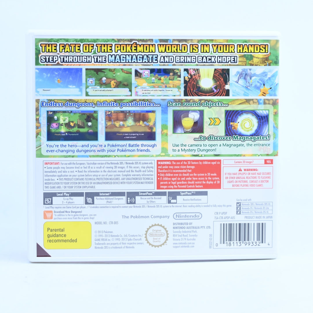 Pokemon Mystery Dungeon: Gates to Infinity - Nintendo 3DS Game - PAL + Manual