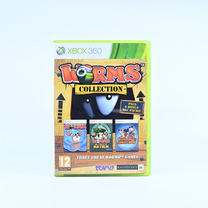 Worms Collection - Xbox 360 Game + Manual - PAL - MINT DISC!