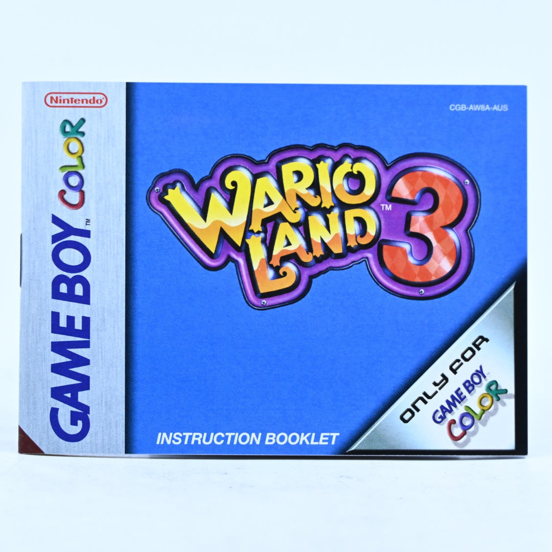 Wario Land 3 - Nintendo Gameboy Color Boxed Game - PAL - FREE POST!
