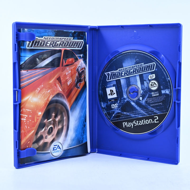 Need for Speed Underground - Sony Playstation 2 / PS2 Game + Manual - PAL