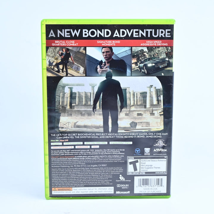 007 Blood Stone - Xbox 360 Game + Manual - Region Free - MINT DISC!