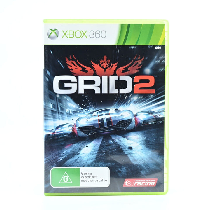 GRID 2 - Xbox 360 Game + Manual - PAL - MINT DISC!