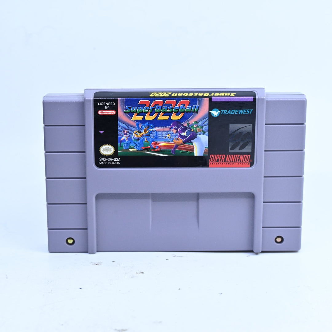 Super Baseball 2020 - Super Nintendo / SNES Boxed Game - NTSC-U/C