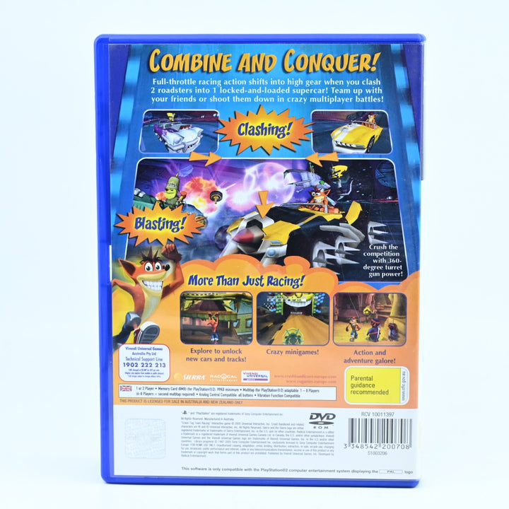 Crash Tag Team Racing - Sony Playstation 2 / PS2 Game + Manual - FREE POST!
