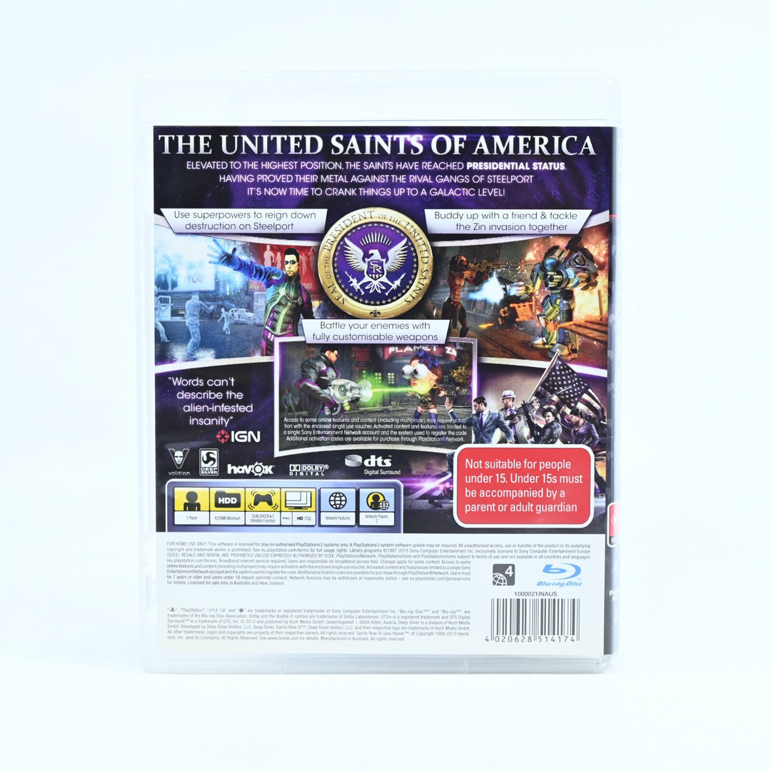 Saints Row IV Commander in Chief Edition - Sony Playstation 3 / PS3 Game