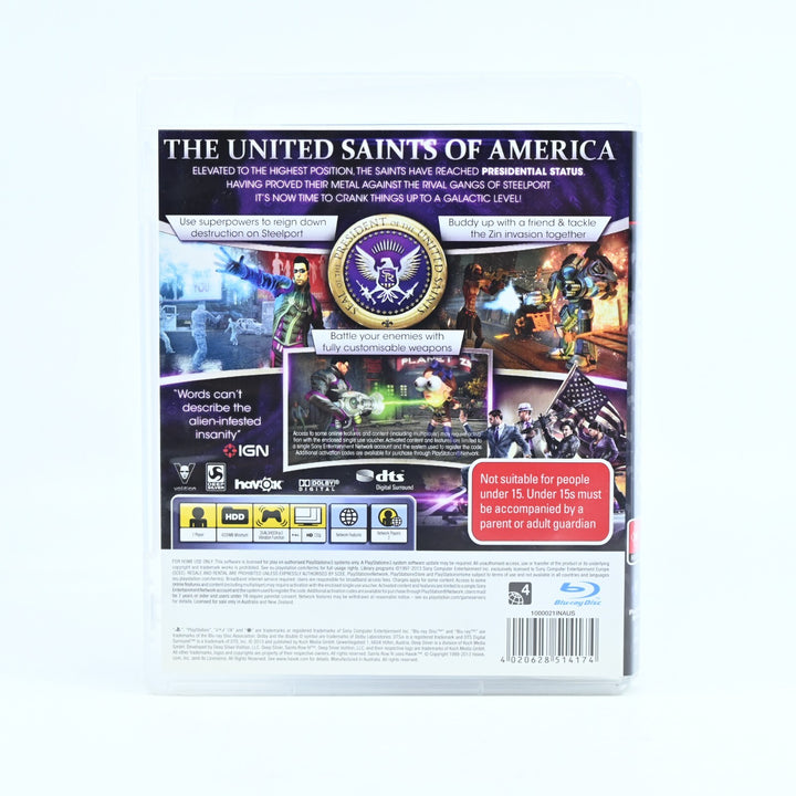 Saints Row IV Commander in Chief Edition - Sony Playstation 3 / PS3 Game
