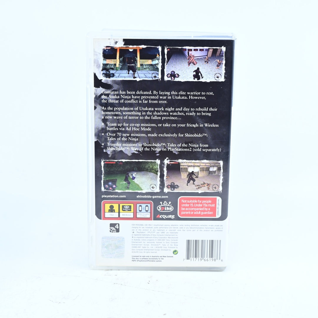 Shinobido: Tales of the Ninja - Sony PSP Game + Manual - FREE POST!