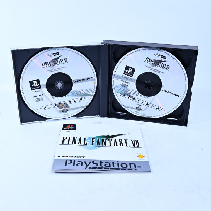 Final Fantasy VII - Sony Playstation 1 / PS1 Game + Manual - PAL - MINT DISC!