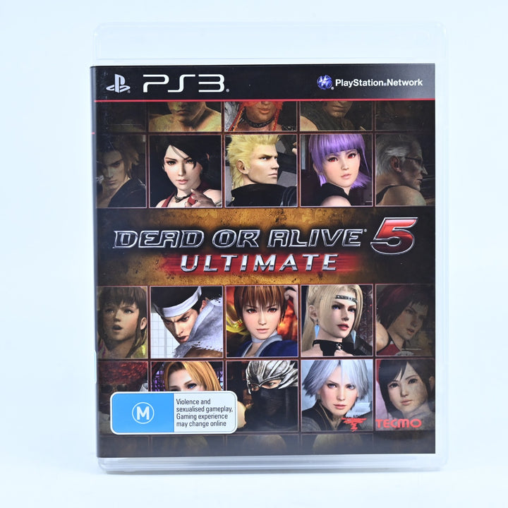 Dead Or Alive 5 Ultimate - Sony Playstation 3 / PS3 Game + Manual - FREE POST!