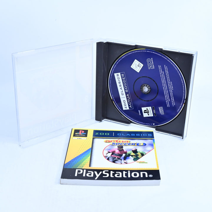 Actua Soccer 3 - Sony Playstation 1 / PS1 Game + Manual - PAL - MINT DISC!