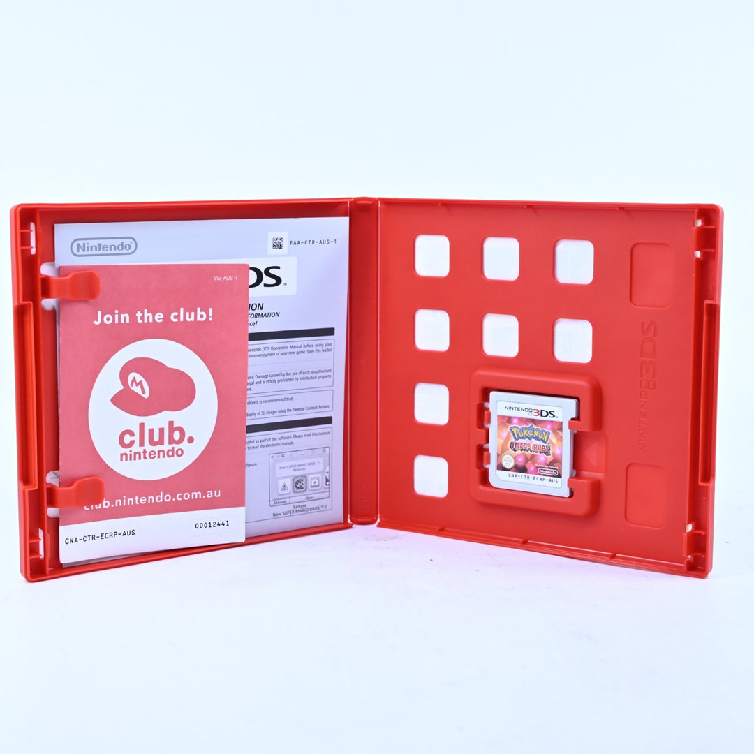 Pokemon Omega Ruby - Nintendo 3DS Game - PAL + Manual - FREE POST!