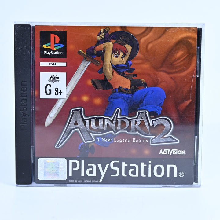 Alundra 2: A New Legend Begins - Sony Playstation 1 / PS1 Game + Manual - PAL