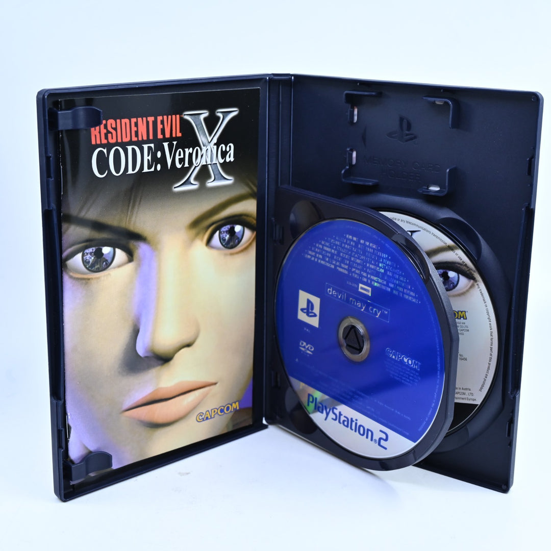 Resident Evil Code: Veronica X - Sony Playstation 2 / PS2 Game + Manual - PAL