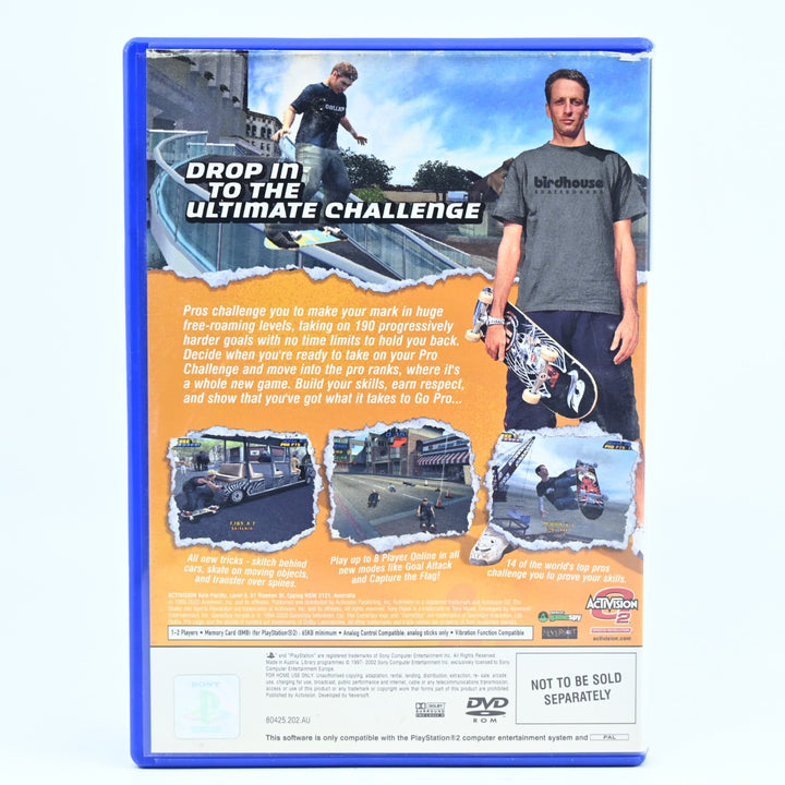 Tony Hawk's Pro Skater 4 + Manual - Sony Playstation 2 / PS2 Game - PAL