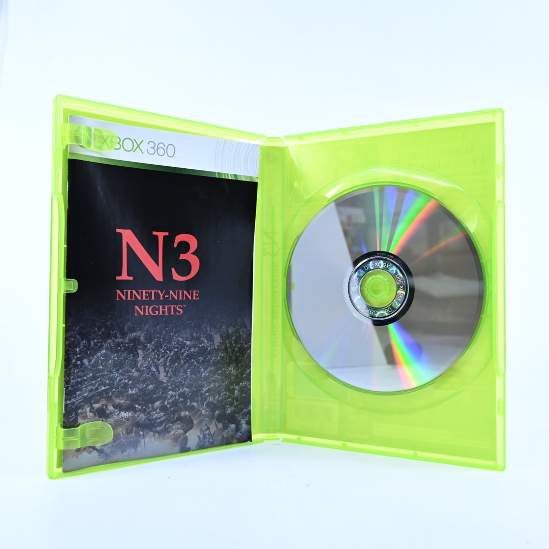 N3: Ninety Nine Nights - Xbox 360 Game + Manual - PAL - MINT DISC!
