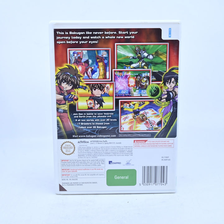 Bakugan: Battle Brawlers - Nintendo Wii Game + Manual - PAL - MINT DISC!