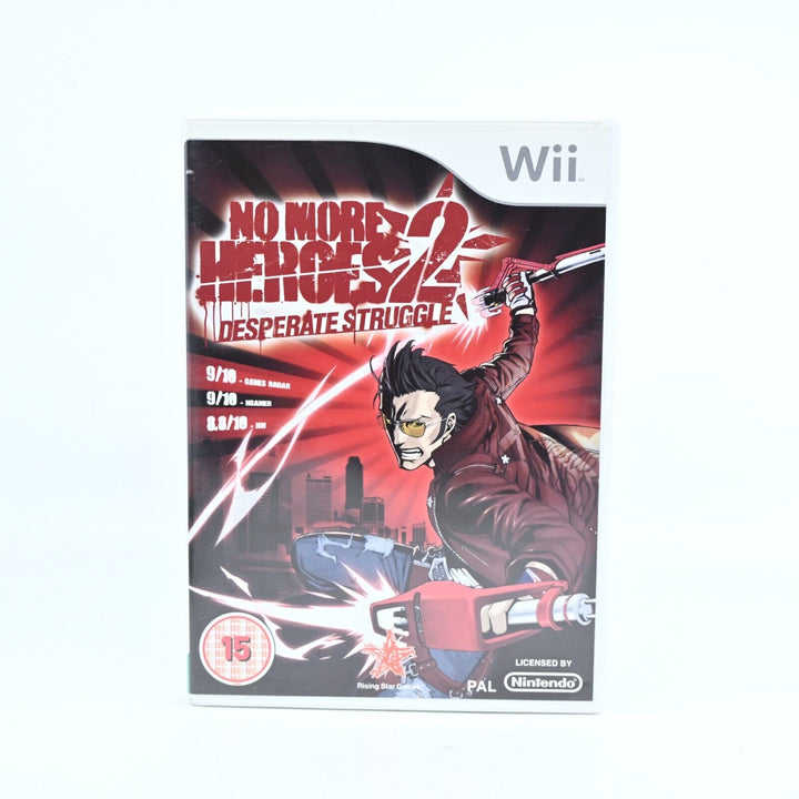 No More Heroes 2: Desperate Struggle - Nintendo Wii Game + Manual - PAL