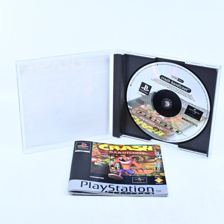 Crash Bandicoot - Sony Playstation 1 / PS1 Game + Manual - PAL