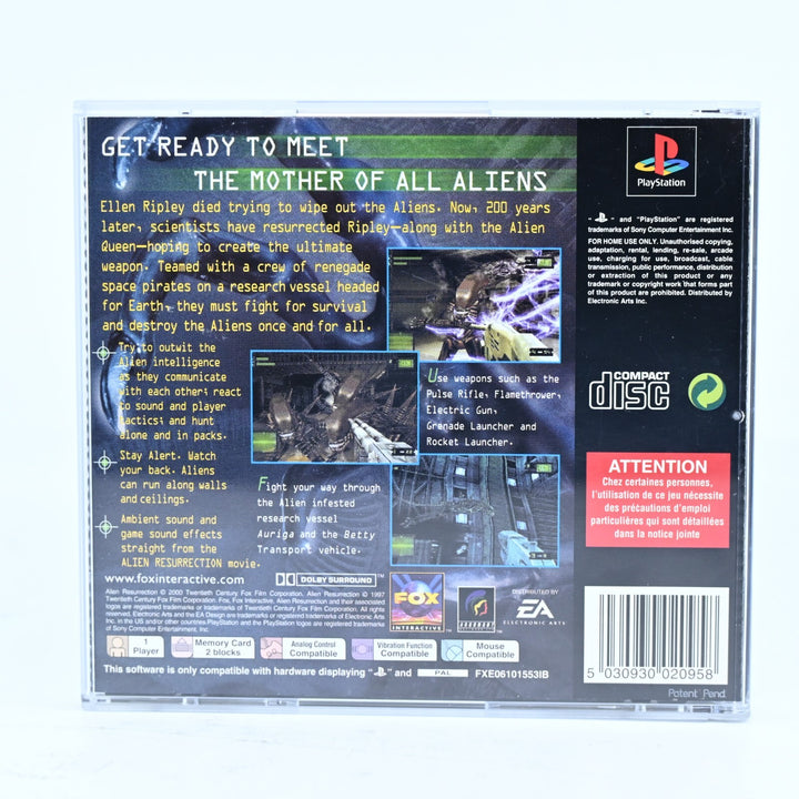 AS NEW! Alien Resurrection - Sony Playstation 1 / PS1 Game + Manual - PAL