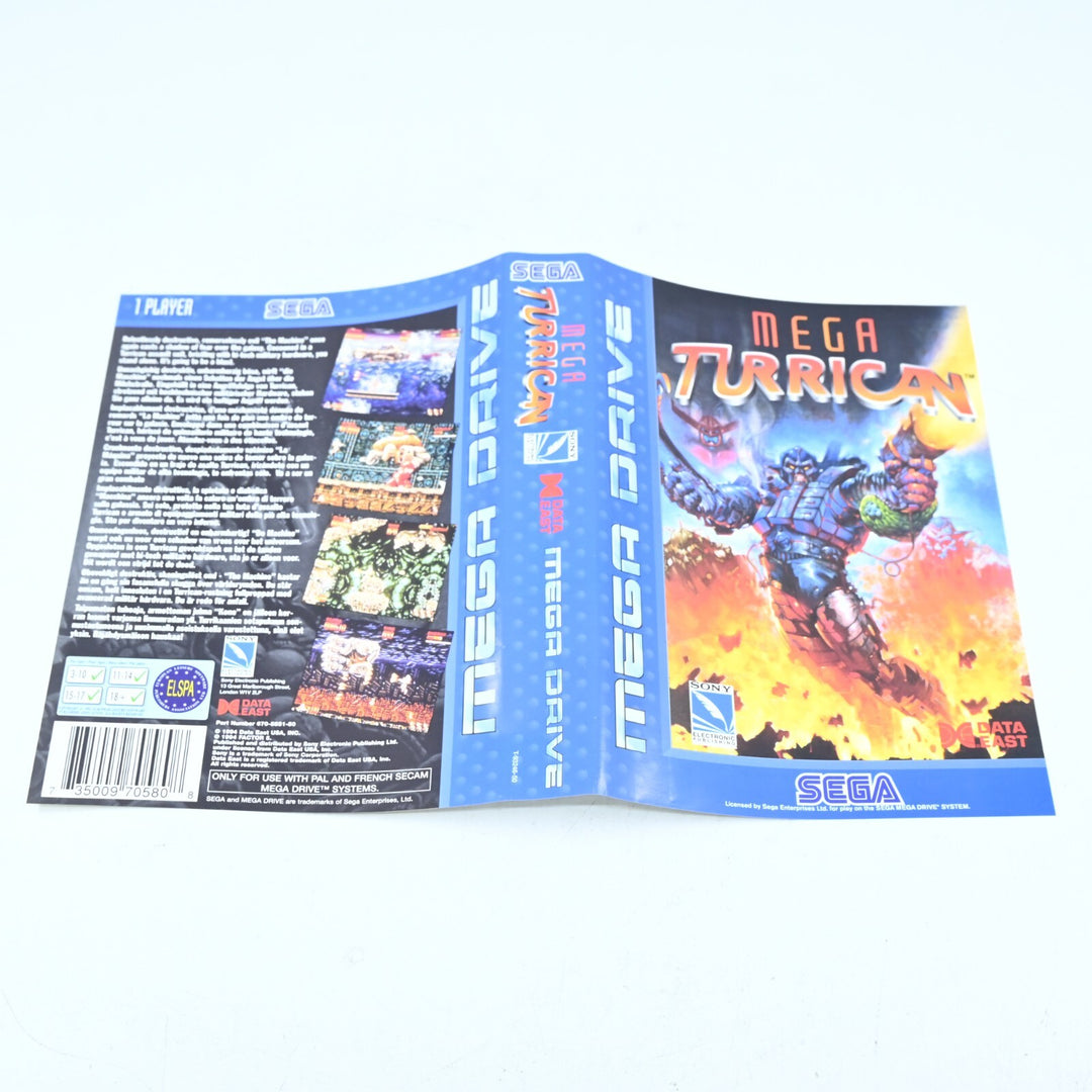 Mega Turrican - Sega Mega Drive Game - PAL - FREE POST!