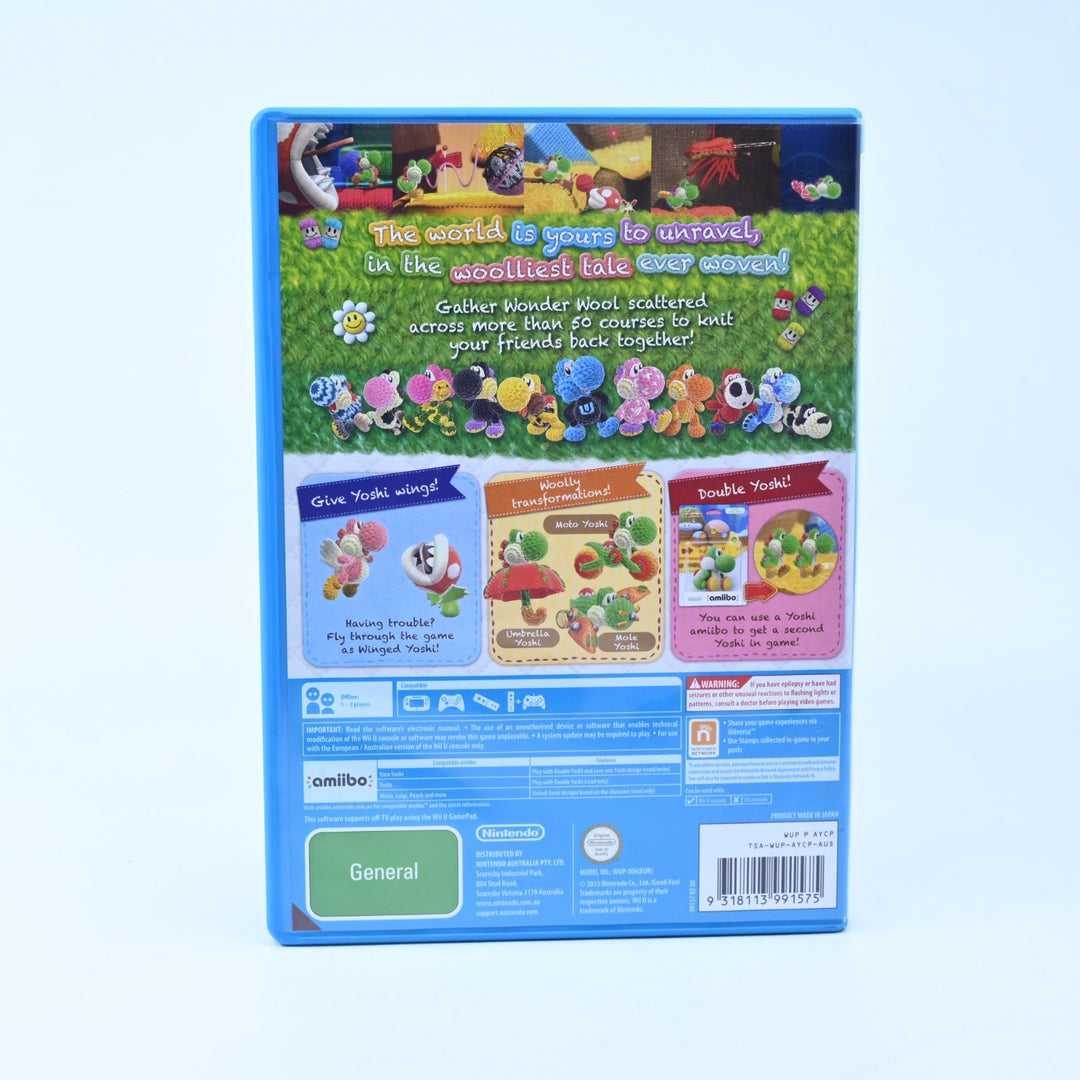 Yoshi's Woolly World - Nintendo Wii U Game - PAL - FREE POST!