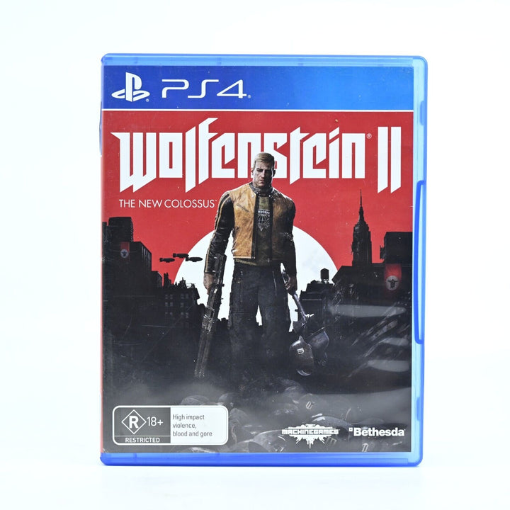 Wolfenstein II: The New Colossus - Sony Playstation 4 / PS4 Game - MINT DISC!