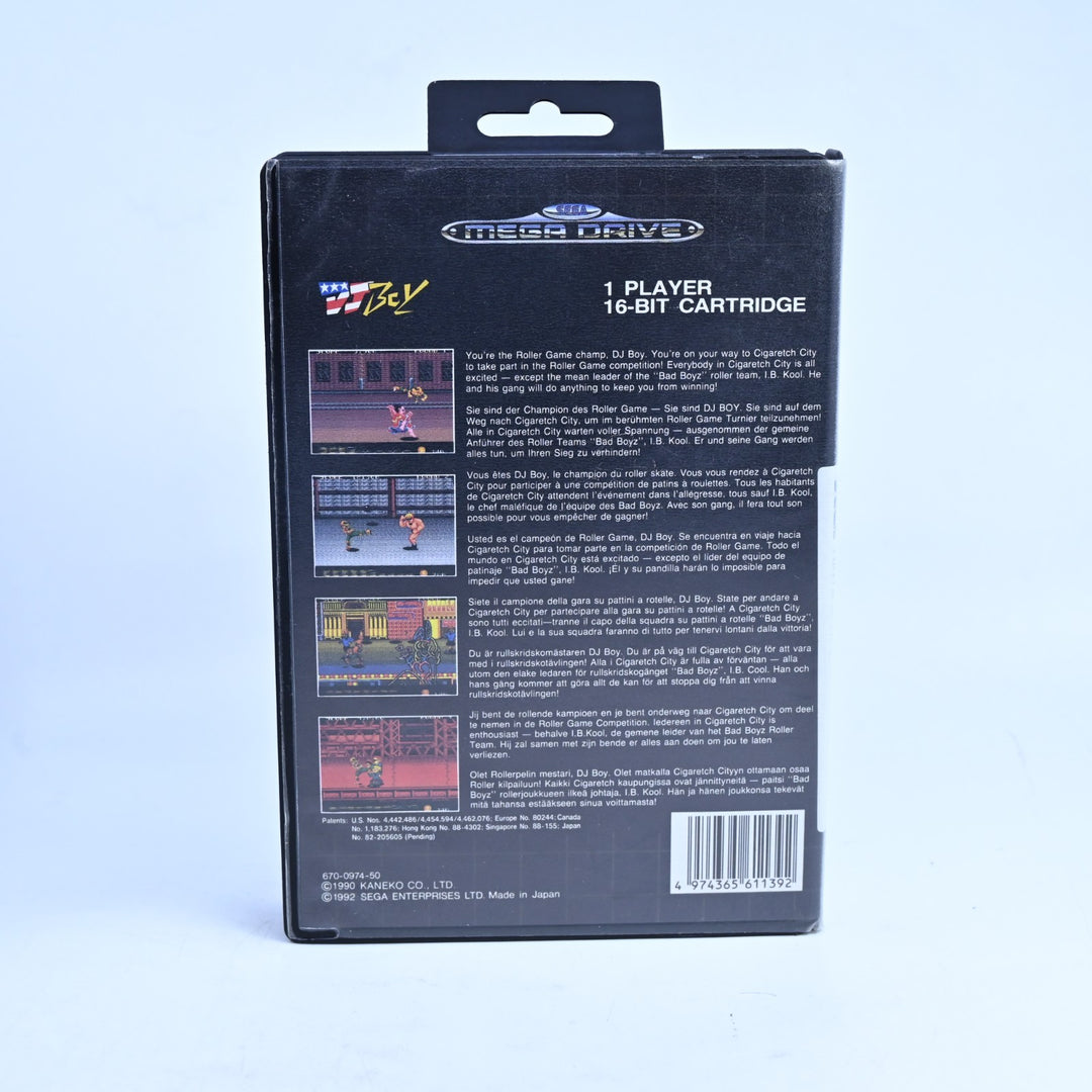 DJ Boy - Sega Mega Drive Game + Manual - PAL - FREE POST!