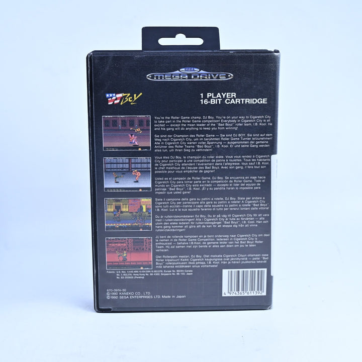 DJ Boy - Sega Mega Drive Game + Manual - PAL - FREE POST!