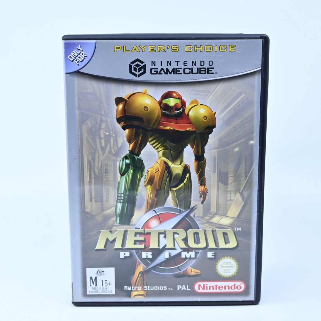 Metroid Prime - Nintendo Gamecube Game + Manual - PAL - FREE POST!