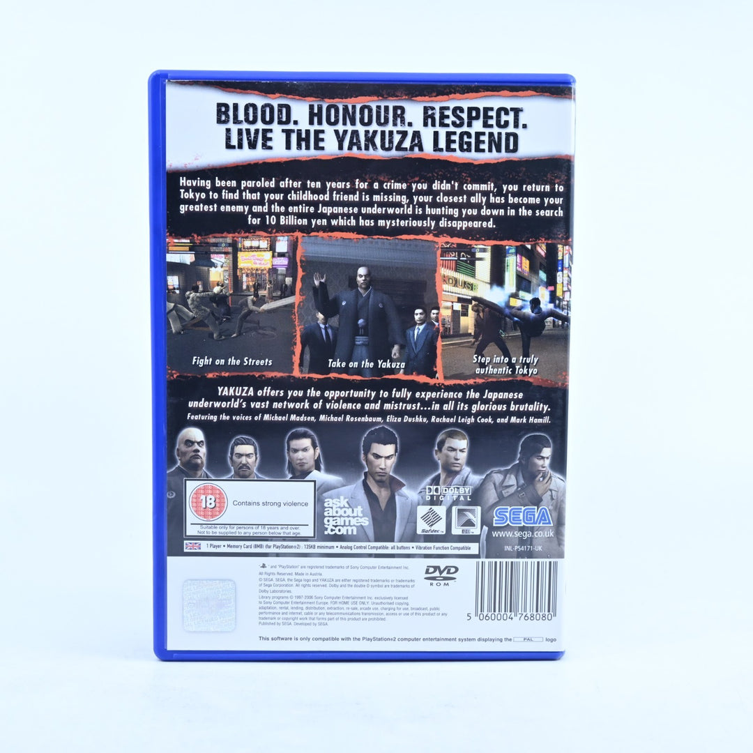 Yakuza - Sony Playstation 2 / PS2 Game + Manual - PAL - MINT DISC!