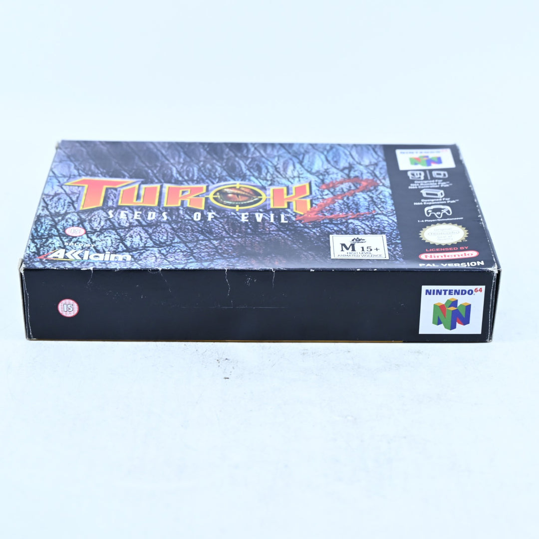 Turok 2: Seeds of Evil - N64 / Nintendo 64 Boxed Game - PAL - FREE POST!