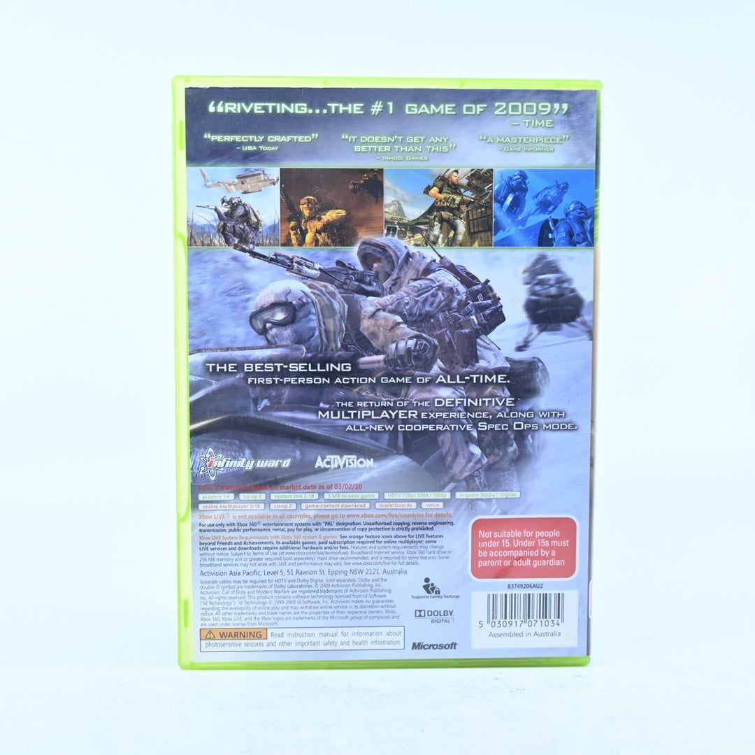 Call of Duty: Modern Warfare 2 - Xbox 360 Game + Manual - PAL - MINT DISC!