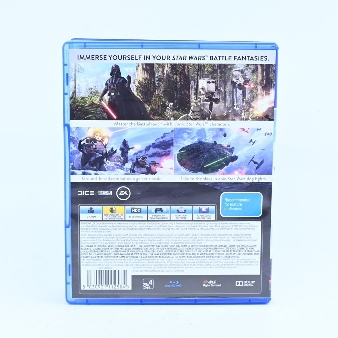 Star Wars Battlefront  - Sony Playstation 4 / PS4 Game - FREE POST!