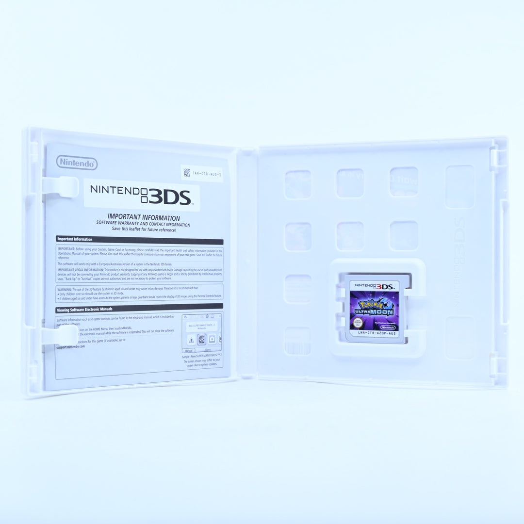 Pokemon Ultra Moon - Nintendo 3DS Game - PAL + Manual - FREE POST!