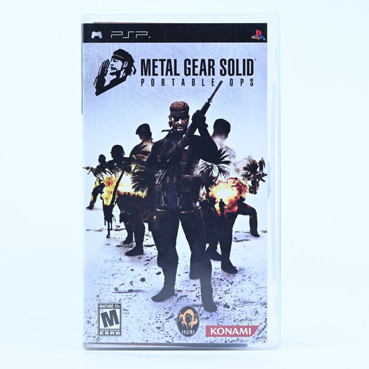 Metal Gear Solid: Portable Ops - Sony PSP Game + Manual - FREE POST!