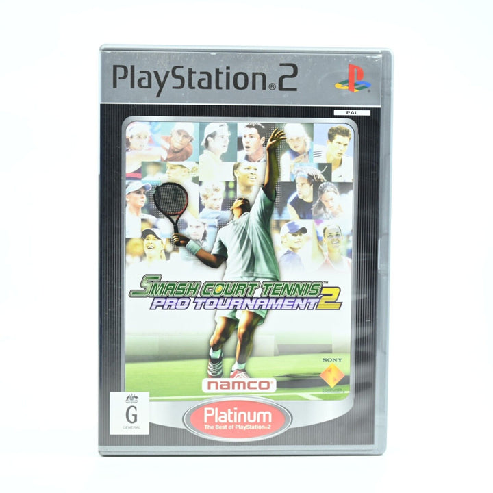 Smash Court Tennis Pro Tournament 2 - Sony Playstation 2 / PS2 Game + Manual