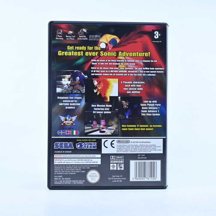 Sonic Adventure DX Director's Cut - Nintendo Gamecube Game + Manual - PAL
