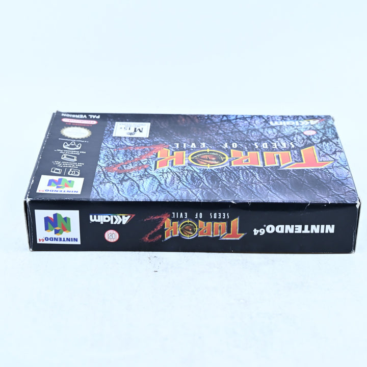 Turok 2: Seeds of Evil - N64 / Nintendo 64 Boxed Game - PAL - FREE POST!