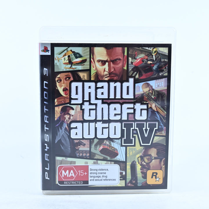 Grand Theft Auto IV - Sony Playstation 3 / PS3 Game + Manual + Map - MINT DISC!