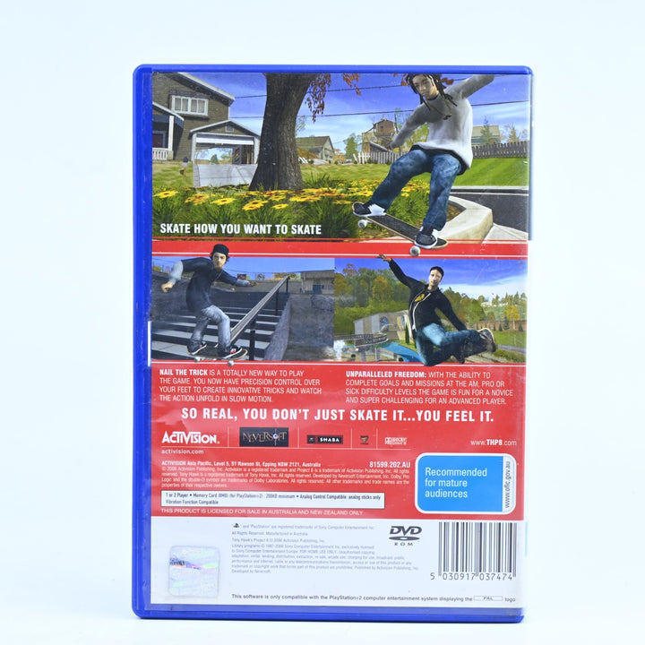 Tony Hawk's Project 8 - Sony Playstation 2 / PS2 Game + Manual - PAL