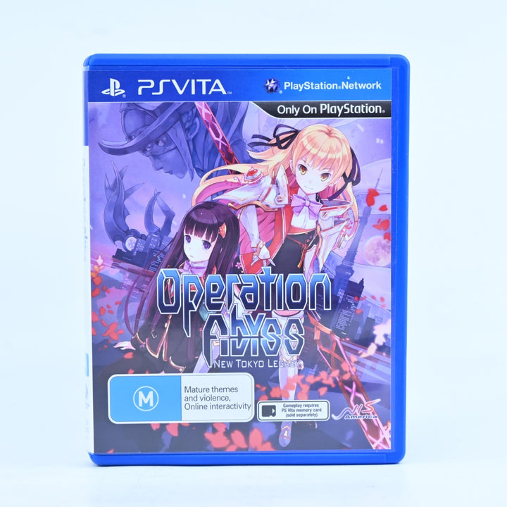 Operation Abyss: New Tokyo Legacy - Sony PS Vita Game - FREE POST!