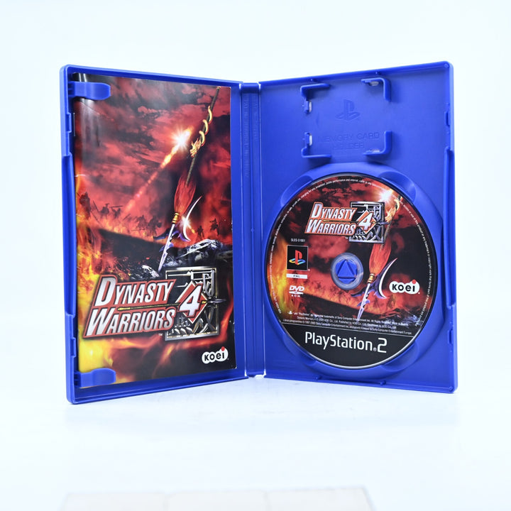 Dynasty Warriors 4 - Sony Playstation 2 / PS2 Game + Manual - PAL - MINT DISC!