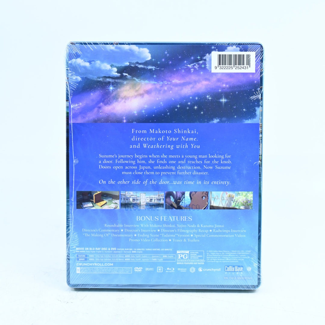 SEALED! Suzume Steelbook - Region B & 4 - Anime Blu-ray & DVD