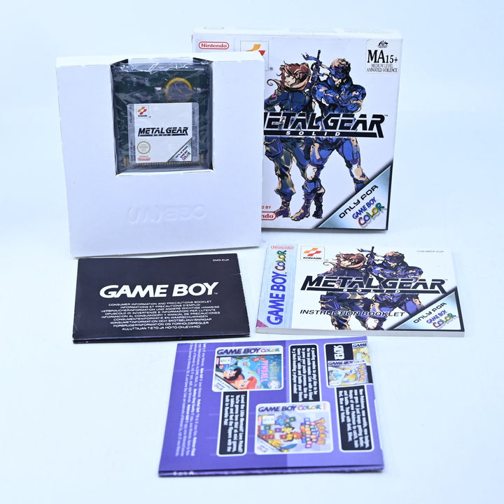 Metal Gear Solid - Nintendo Gameboy Color Boxed Game - PAL - FREE POST!