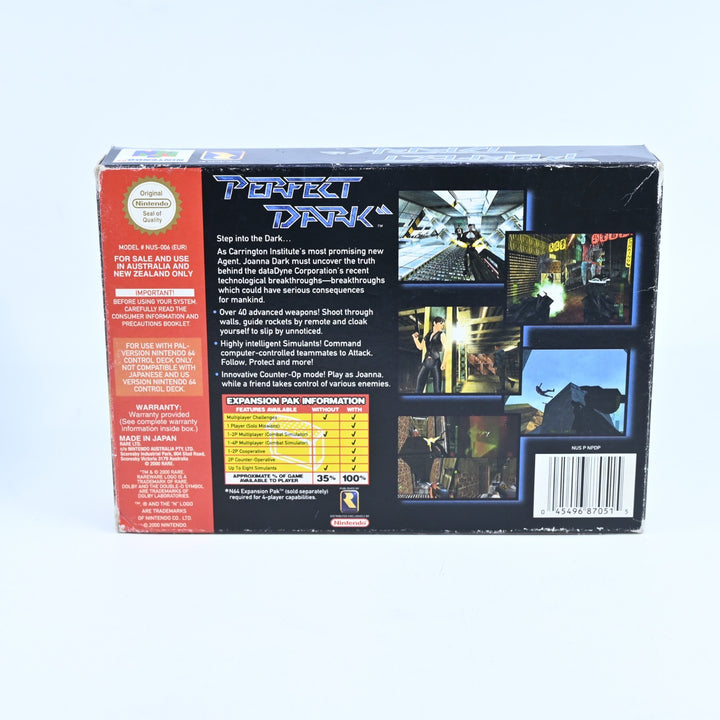 Perfect Dark - N64 / Nintendo 64 Boxed Game - PAL - FREE POST!
