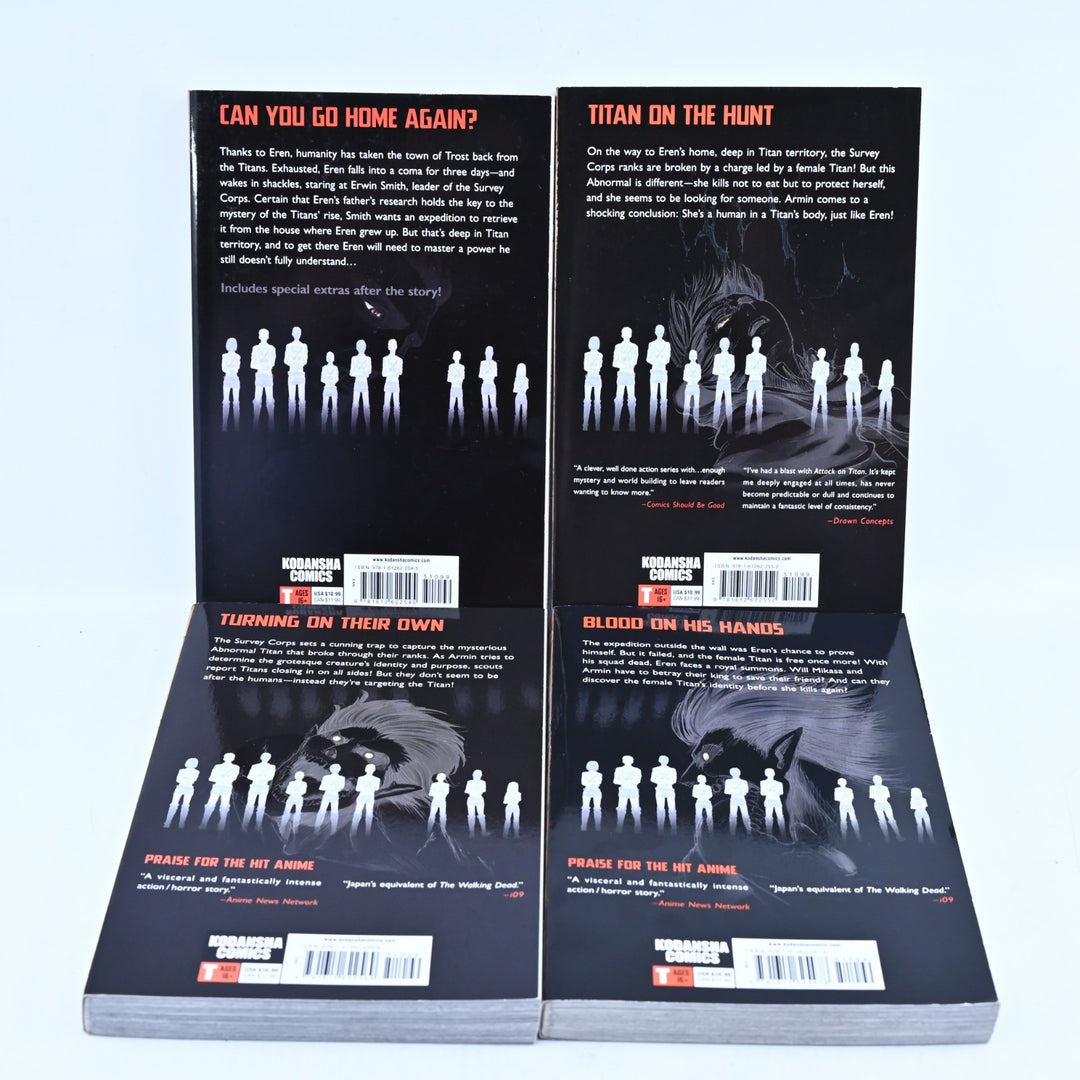Attack on Titan - Volumes 1-8 - Hajime Isayama - Kodansha Comics - Manga